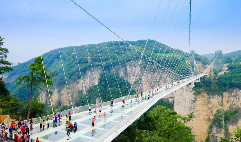 ทัวร์จีน จางเจียเจี้ย 5 วัน 4 คืน WDCSX005 เมืองโบราณเฟิ่งหวง ล่องเรือแม่น้ำถัวเจียง หมู่บ้านฟูหรง เขาเทียนเหมินซาน บิน FD (DMK) 