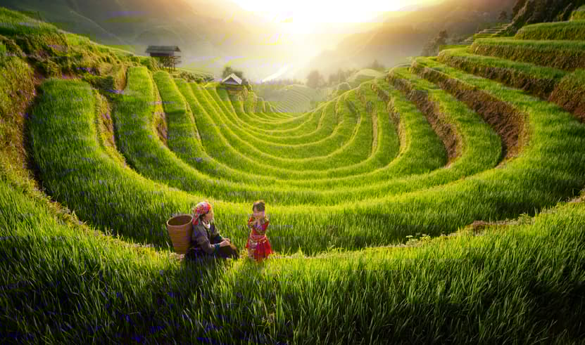 ทัวร์เวียดนาม ฮานอย ซาปา 5 วัน 4 คืน GO1HAN-VJ111 Moana Sapa หมู่บ้านากั๊ตกั๊ต โบสถ์หิน จตุรัสบาดิงห์  บิน VJ (BKK)