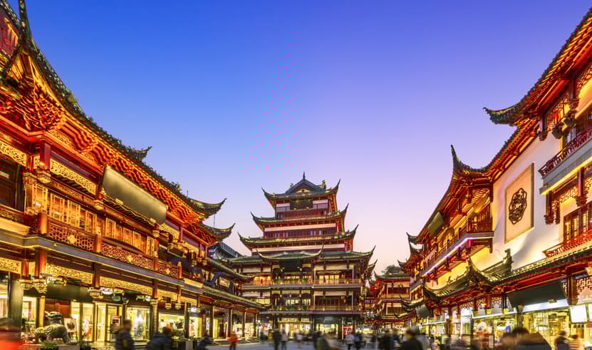 ทัวร์จีน เซี่ยงไฮ้ 5 วัน 3 คืน PVGSL0325 ตลาดเฉิงหวังเมี่ยว ถนนนานกิง ฟรอเลนเทีย วิลเลจเอ้าเล็ท หาดไว่ทาน บิน SL (DMK)