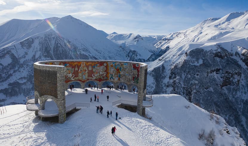 ทัวร์จอร์เจีย จอร์เจีย 8 วัน 5 คืน ทบิลิชิ กูดาอูรี คาซเบกี อัพลิสต์ซิเคห์ บิน TK (BKK)