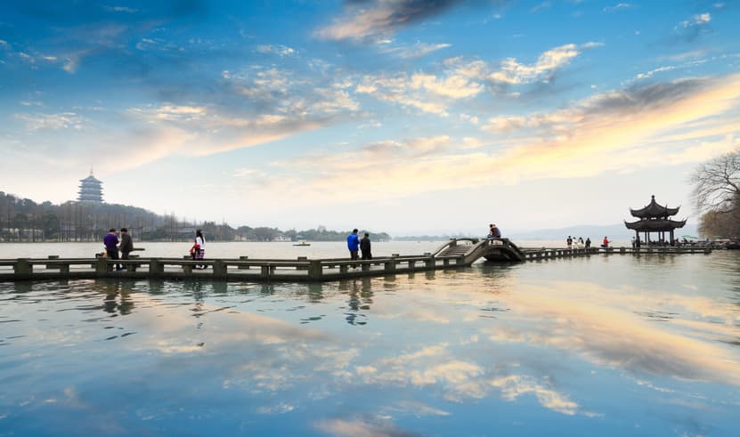 ทัวร์จีน หางโจว 4 วัน 3 WDHGH001 เมืองโบราณน้ำหนานซุน ทะเลสาบทงเจี้ยน ทะเลสาบซีหู บิน FD (DMK)