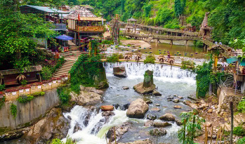 ทัวร์วียดนาม ฮานอย ซาปา 4 วัน 3 คืน BT-VN299_VZ ฟานซิปัน โบสถ์หินซาปา Mega Grand World Hanoi จัตุรัสบาดิ่ญ บิน VZ (BKK)