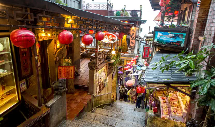 ทัวร์ไต้หวัน ไต้หวัน ไทจง ไทเป 4 วัน 3 คืน ZGTPE-2610CI เกาะเหอผิง ล่องเรือสุริยันจันทรา สิงโตหินอ่อน หมู่บ้านโบราณจิ่วเฟิ่น บิน CI