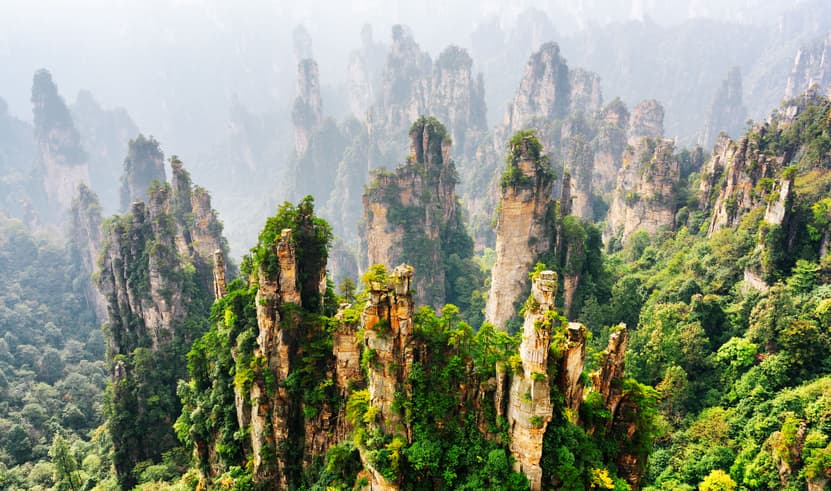 ทัวร์จีน จางเจียเจี้ย 6 วัน 5 คืน T2G-CSX16SL ถ้ำประตูสวรรค์ ภูเขาเทียนเหมินซาน ตึกมหัศจรรย์ 72 ชั้น เมืองโบราณฟู่หรงเจิ้น บิน SL (DMK)