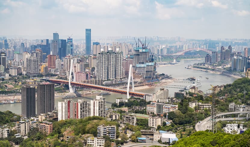 ทัวร์จีน ฉงชิ่ง 6 วัน 4 คิน SHCZCKG2 รถไฟฟ้าทะลุตึก สือปาที หงหยาต้ง ผิงซานแกรนด์แคนยอน บิน CZ (BKK)