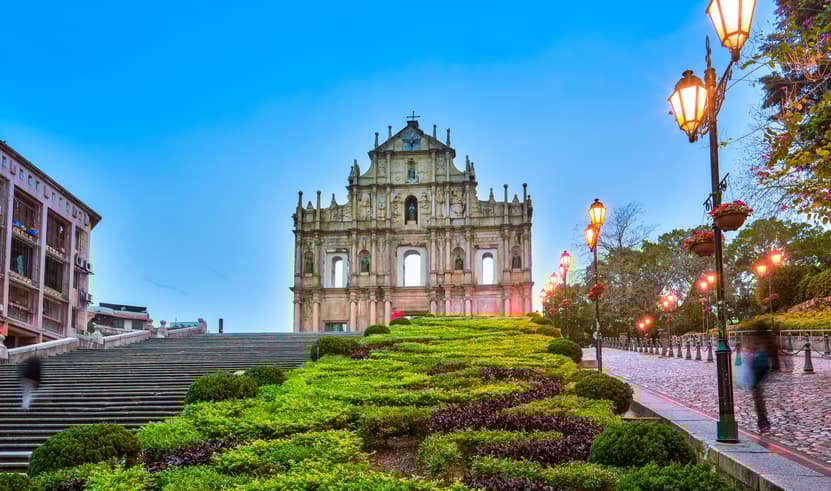 ทัวร์มาเก๊า มาเก๊า จูไห่ 3 วัน 2 คืน BT-MFM01_NX ถนนคนเดินฟู่หัวหลี่ โรงละครหอยไข่มุก Chimelong Ocean Kingdom จัตุรัสเซนนาโด้  บิน NX (BKK)