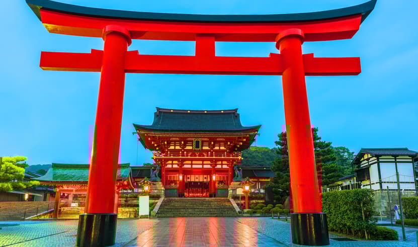 ทัวร์ญี่ปุ่น โอซาก้า 5 วัน 3 คืน ZGKIX-2619VZ ศาลเจ้าฟูชิมิอินาริ วัดคิโยมิสึ ถนนสายกาน้ำชา บิน VZ (BKK)