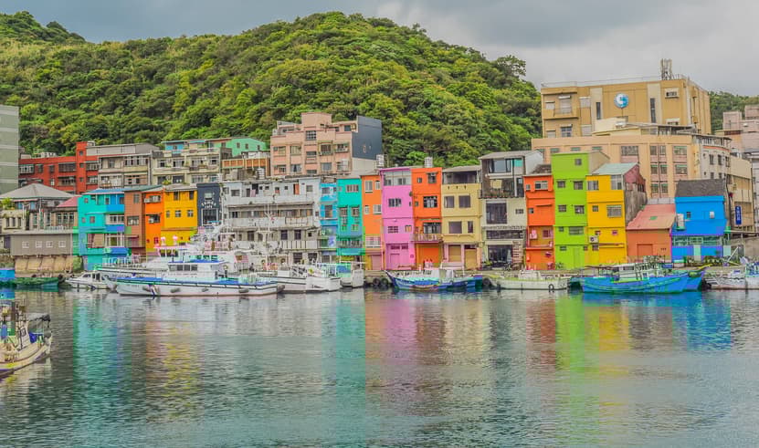 ทัวร์ไต้หวัน ไทเป 4 วัน 2 คืน TPE57 วัดเทียนหยวน อุทยานเกาะเหอผิง หมู่บ้านโบราณจิ่วเฟิ่น บิน VZ (BKK)