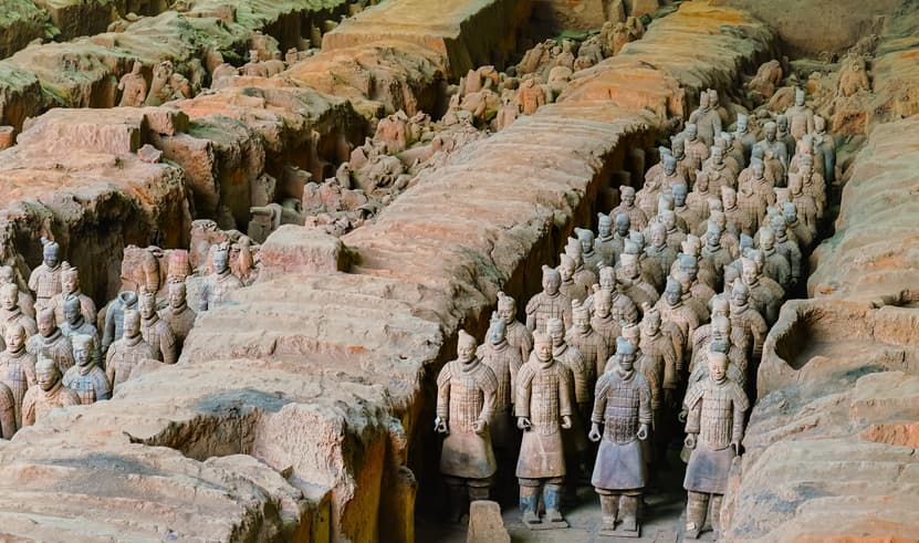 ทัวร์จีน ซีอาน 6 วัน 5 คืน T2G-XIY02(9C) อุทยานหยุนไท่ซาน เจดีย์ห่านป่าใหญ่ ถนนวัฒนธรรมต้าถัง สุสานจิ๋นซีฮ่องเต้ บิน 9C (BKK)