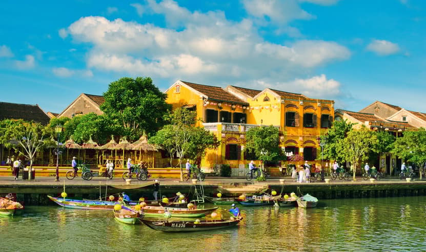 ทัวร์เวียดนาม ฮอยอัน ดานัง 4 วัน 3 คืน PV-CHILL-VN หมู่บ้านแกะสลักหินอ่อน ล่องเรือกระด้ง เมืองโบราณโฮยอัน บิน VN (BKK)