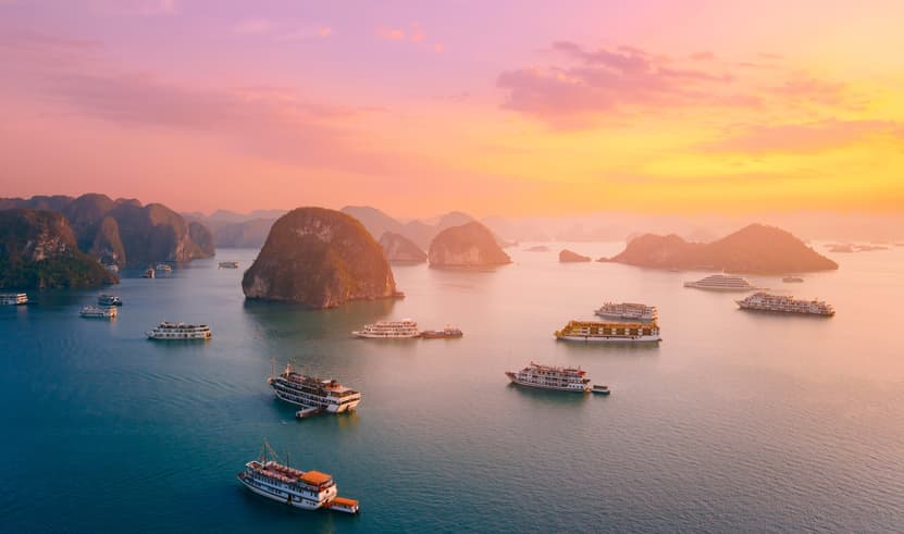 ทัวร์เวียดนาม ฮานอย ฮาลอง นิงห์บิงห์ 4 วัน 3 คืน PV-GM04-VN Mega Grand World ล่องเรืออ่าวฮาลอง วัดเฉินก๊วก บิน VN (BKK)