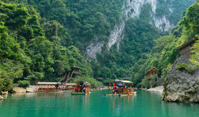 ทัวร์จีน กุ้ยหลิน 5 วัน 4 คืน 2UKWL-VZ001  เมืองโบราณเซียสื่อ หมู่บ้านแม้วซีเจียง เสี่ยวชีโข่ว จิ้วจ้ายโกวน้อย บิน VZ (BKK)