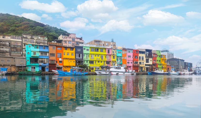 ทัวร์ไต้หวัน ไทเป 5 วัน 4 คืน 2URMQ-SL210 ปราสาทช็อกโกแลต สุริยันจันทรา จิ่วเฟิ่น ท่าเรือสีรุ้งเจิ้งปิน บิน SL (DMK)