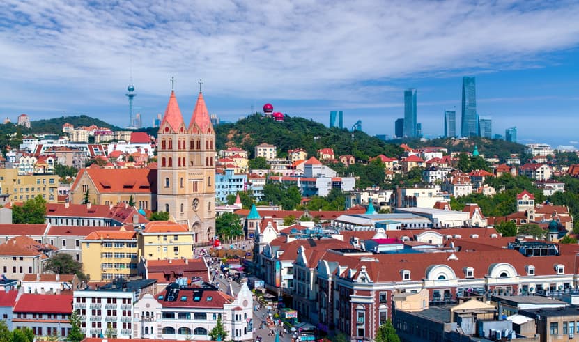 ทัวร์จีน ชิงเต่า 5 วัน 3 คืน JTTAO-SC6C หมู่บ้านประมงชิงซาน No.3 Bathing Beach สถานที่จัดเทศกาลเบียร์ชิงเต่ บิน SC (BKK)