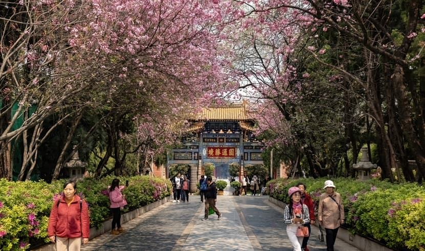 ทัวร์จีน คุนหมิง 4 วัน 3 คืน TF-KMGKY06 สวนน้ำตกคุนหมิง ถนนคนเดินหนานผิง สวนลาวหยูเหอ Park1903 บิน KY (BKK)