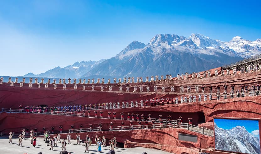 ทัวร์จีน คุนหมิง 6 วัน 5 คืน KMGKY0426 ภูเขาหิมะมังกรหยก วัดลามะ นั่งรถไฟความเร็วสูง ชมโชว์จางอี้โหมว บิน KY (BKK)