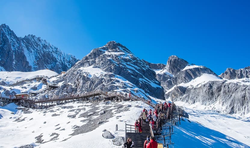 ทัวร์จีน คุนหมิง 4 วัน 3 คืน MTWT260018 ภูเขาหิมะมังกรหยก อุทยานไป๋สุ่ยเหอ สระน้ำมังกรดำ บิน KY (BKK)