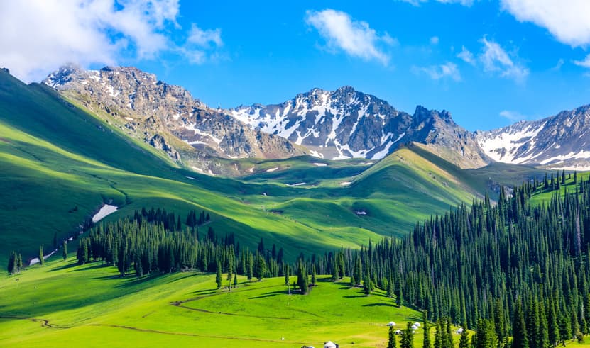 ทัวร์จีน ซินเจียงเหนือ 6 วัน 4 คืน WDURC002 แกรนด์แคนยอนตู๋ซานจื่อ เมืองโบ๋เล่อ ทะเลสาบไซลี่มู่  บิน UQ (BKK)