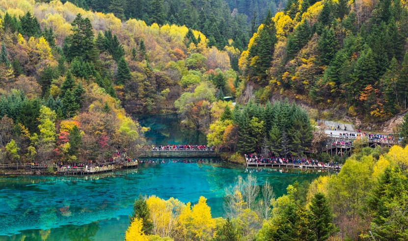 ทัวร์จีน เฉิงตู 5 วัน 4 คืน ZGTFU-2622MU อุทยานแห่งชาติหวงหลง อุทยานแห่งชาติจิ่วจ้ายโกว ถนนคนเดินชุนซีลู่ บิน MU (BKK)