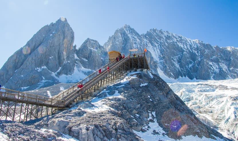 ทัวร์จีน ลี่เจียง 5 วัน 4 คืน 2ULJG-DR007 ภูเขาหิมะมังกร สวนดอกไม้ฮวามู่ฉาง เมืองโบราณต้าหลี่ บิน DR (BKK)