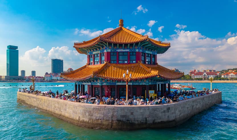 ทัวร์จีน ชิงเต่า 6 วัน 5 คืน 60268 เมืองชายทะเลแห่งมณฑลซานตง พิพิธภัณฑ์แก้วเซรามิค บ่อน้ำพุเป้าทู บิน SL960 (DMK)