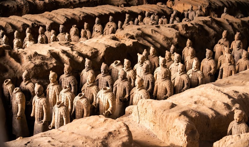 ทัวร์จีน ซีอาน 5 วัน 4 คืน WDYCU003  ถ้ำน้ำแข็งโบราณหมื่นปี ถ้ำผาหลงเหมิน หมู่บ้านใต้ดิน สุสานทหารจิ๋นซีฮ่องเต้ บิน ZH (BKK)