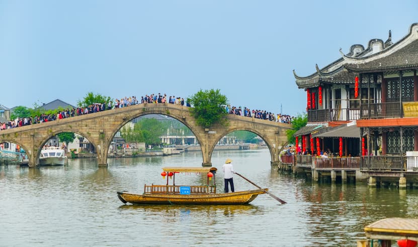 ทัวร์จีน เซี่ยงไฮ้ 5 วัน 4 คืน CTGPVG3 หมู่บ้านโบราณ จูเจียเจี่ยว ตลาดโบราณเฉินหวังเมี่ยว ดิสนีย์แลนด์เต็มวัน บิน TG (BKK)