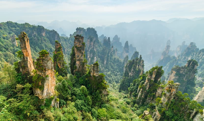 ทัวร์จีน จางเจียเจี้ย 6 วัน 5 คืน CFDDYG1 พระราชวังโบราณ ล่องเรือแม่น้ำถัวเจียง น้ำตกพันปี เขาเทียนเหมินซาน บิน FD 