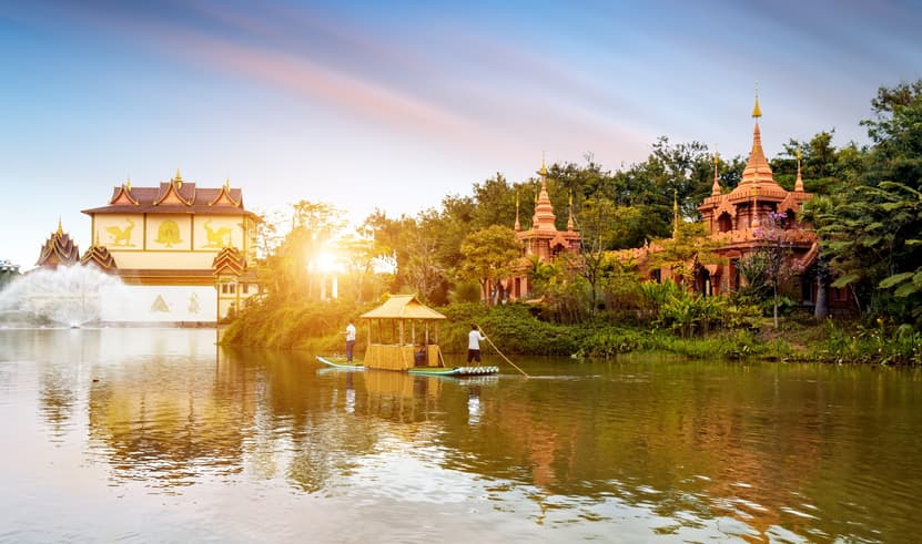 ทัวร์จีน สิบสองปันนา 4 วัน 3 คืน JHGA60126 หมู่บ้านโบราณม่านเหอหนา เมืองน้ำไทลื้อ วัดป่าเจ บิน A6 (BKK)