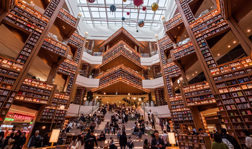 ทัวร์เกาหลี โซล 5 วัน 3 คืน KR48_ZE Starfield Library สวนสนุกล็อตเต้เวิลด์ ตลาดฮงแด พระราชวังถ็อกซูกุง บิน ZE
