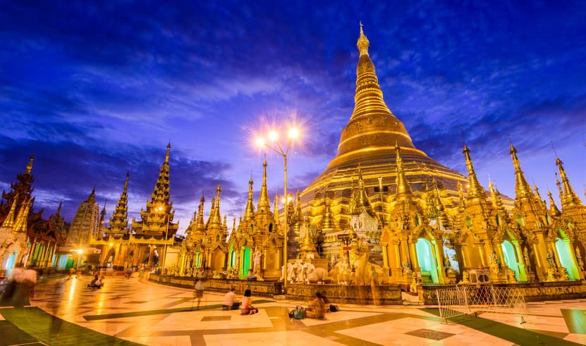 ทัวร์เมียนมาร์ 3 วัน 2 คืน WDRGN005 พระธุาต์อินทร์แขวน มหาเจดีย์ชเวดากอง เจดีย์เยเลพญา พระนอนยิ้มหวาน บิน 8M (BKK)