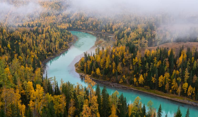 ทัวร์จีน ซินเจียง 6 วัน 4 คืน MTWT260031 อุทยานคานาสือ ทะเลทรายกู่เอ่อปานทง เมืองผีทะเล หมู่บ้านเหอมู่ชุน บิน UQ (BKK)