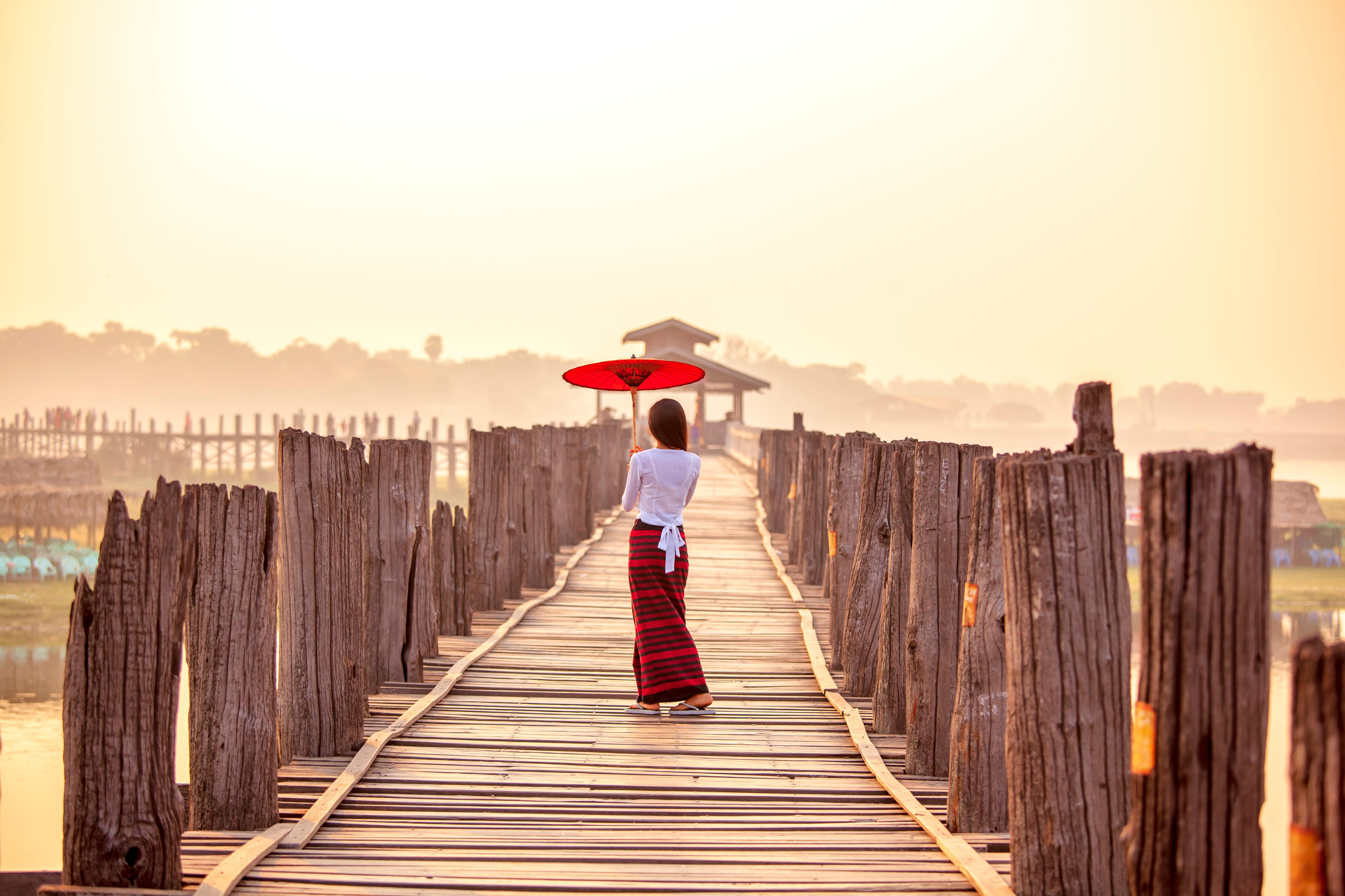 สะพานไม้อูเบ็ง U Bein Bridge