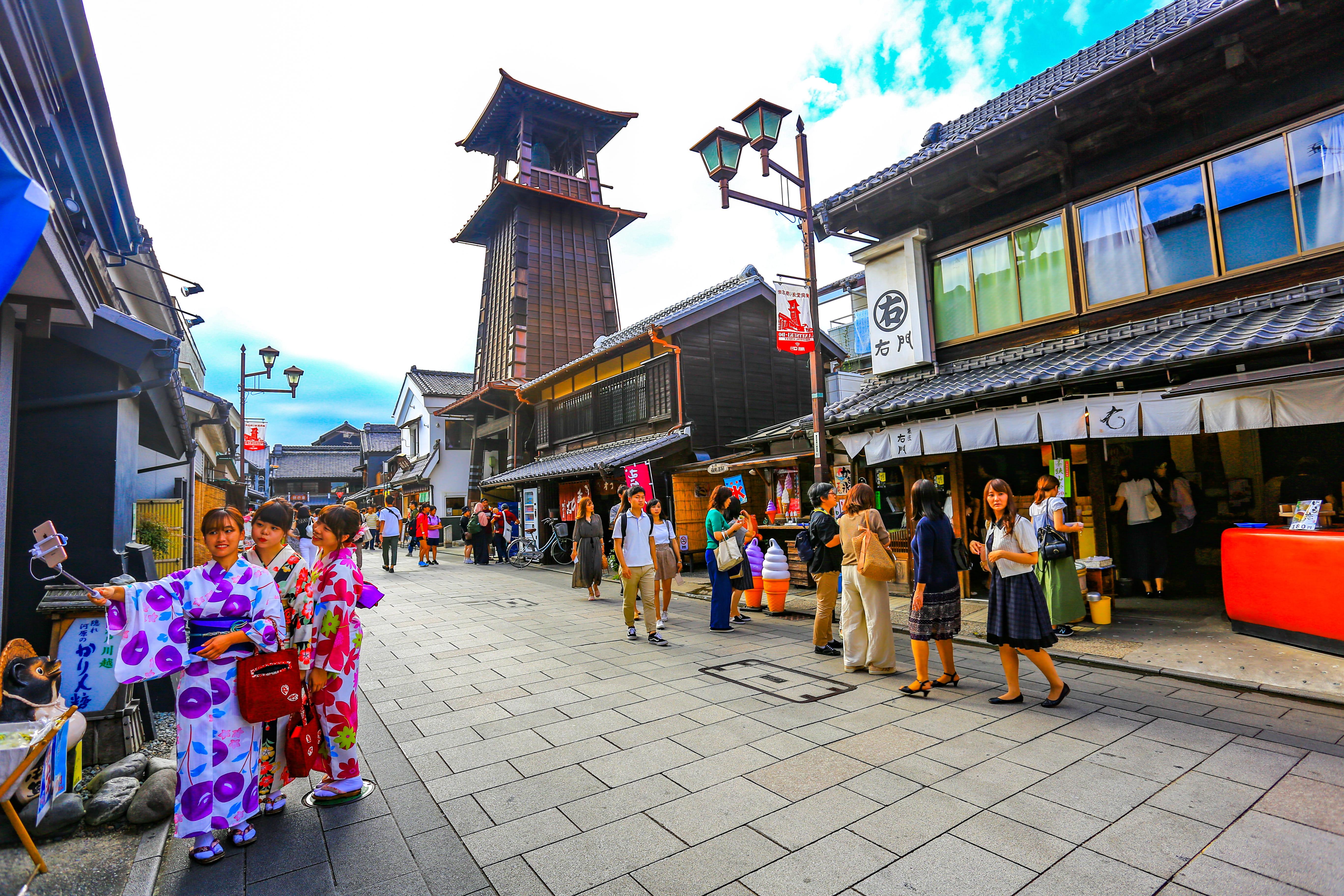 ใส่ชุดยูกาตะ ไปเดินเล่นที่ เมืองเอโดะ คาวาโกเอะ (Kawagoe) 