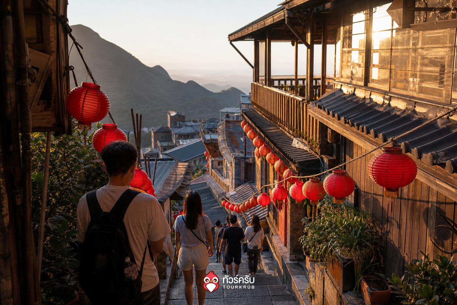 แพลนเที่ยวไต้หวัน 4 วัน 3 คืน ถนนโบราณจิ่วเฟิ่น (Jiufen Old Street)