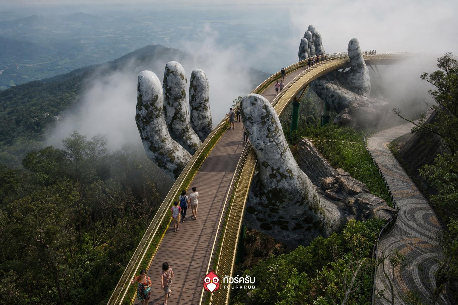 เที่ยวดานัง ฮอยอัน สะพานมือทอง (Golden Hands Bridge)