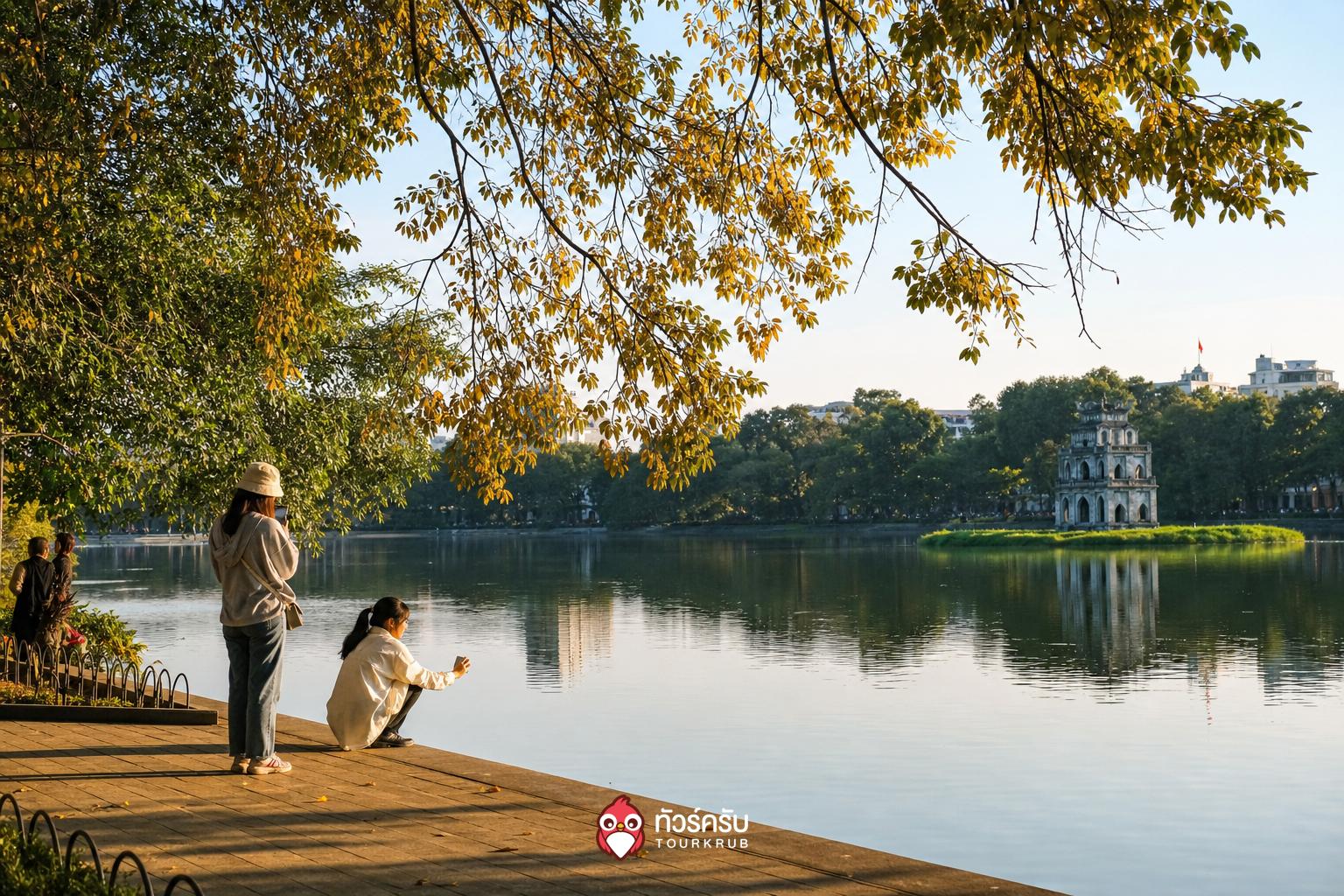 ที่เที่ยวเวียดนาม ทะเลสาบฮหว่านเกี๊ยม (Hoan Kiem Lake)