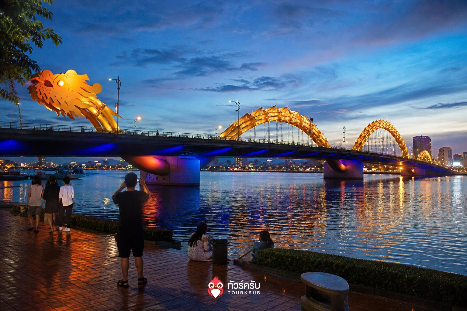 ที่เที่ยวเวียดนาม สะพานมังกรดานัง (Dragon Bridge)