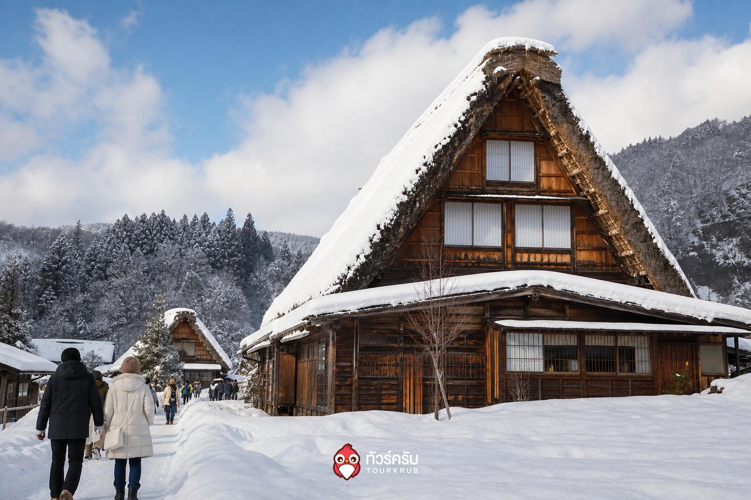 ชิราคาวาโกะหน้าหนาว บ้านวาดะ (Wada House)