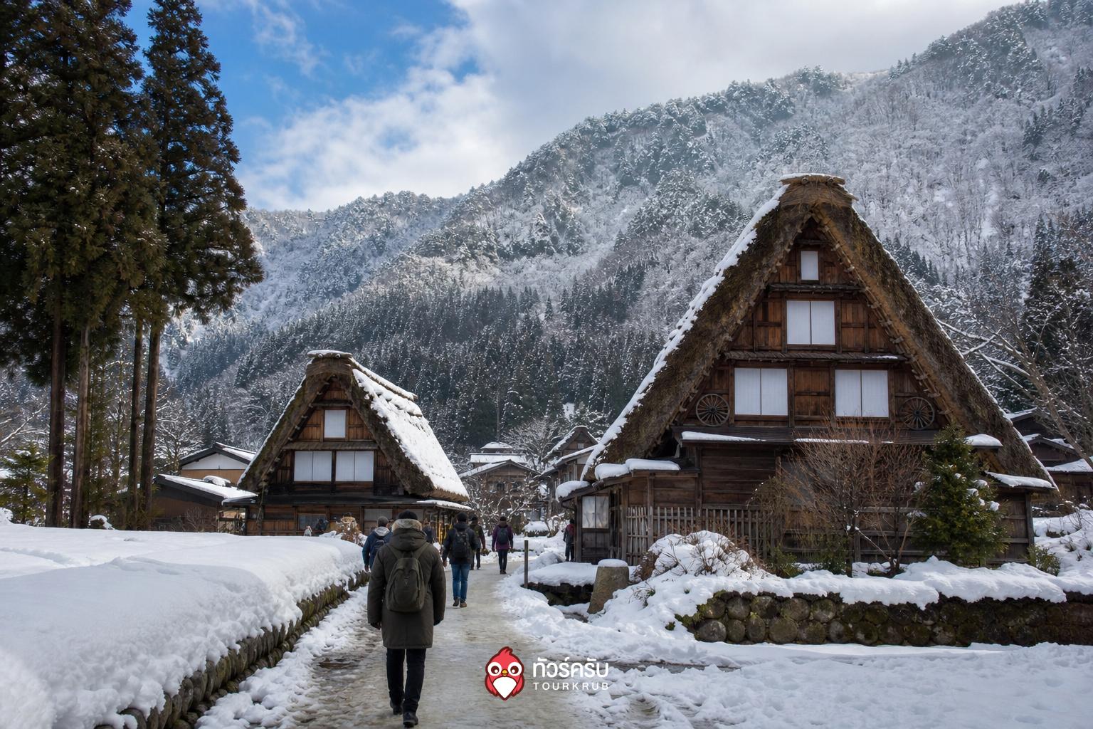 ชิราคาวาโกะหน้าหนาว หมู่บ้านไอโนะคุระ (Ainokura Gassho-zukuri Village)