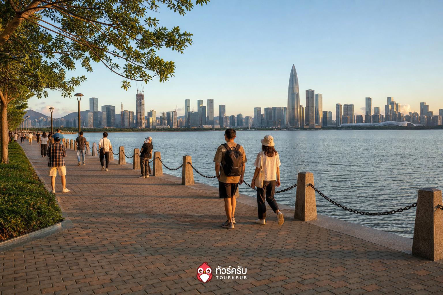 ที่เที่ยวเซินเจิ้น สวนอ่าวเซินเจิ้น (Shenzhen Bay Park)