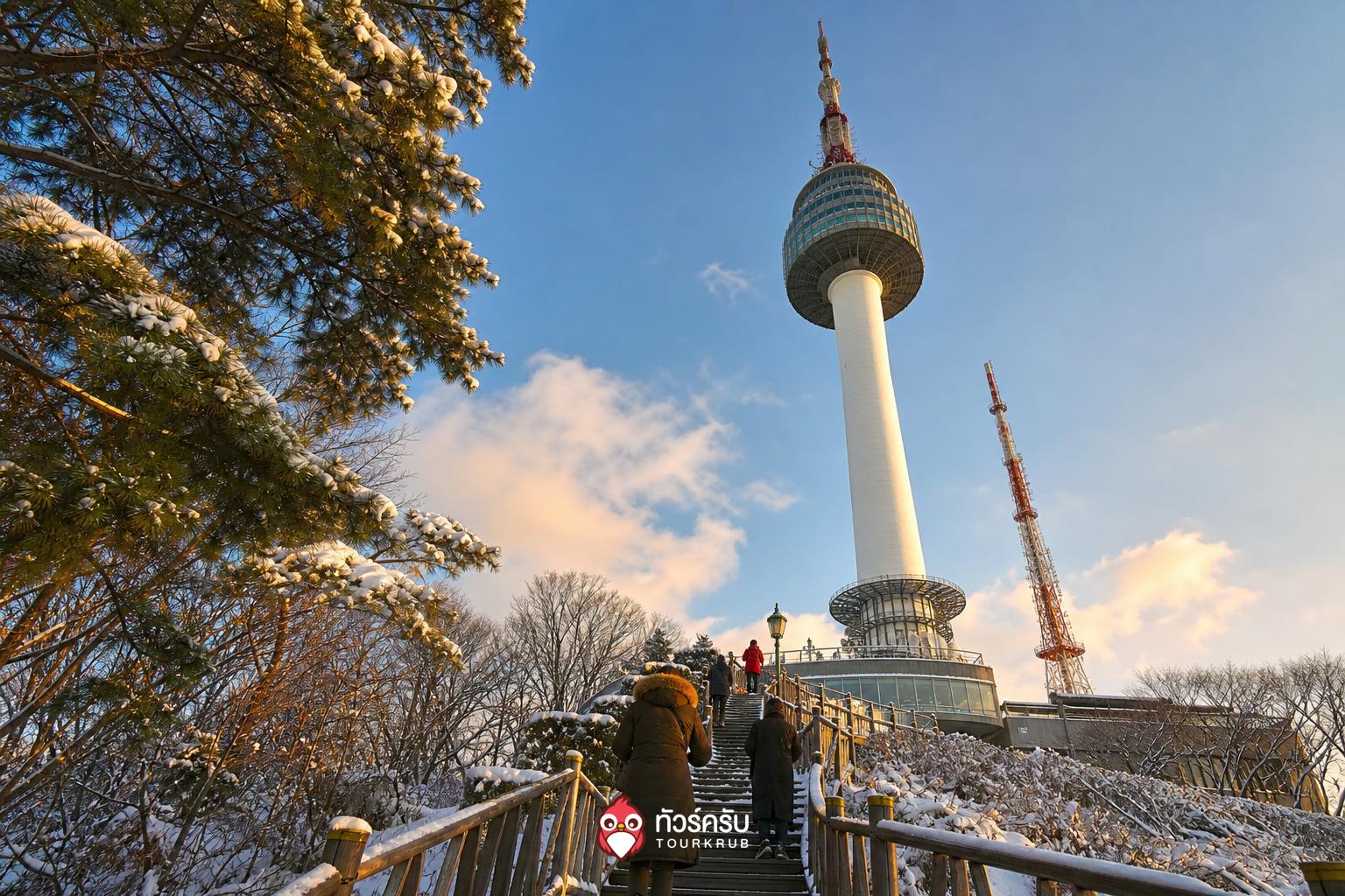 ที่เที่ยวโซลหน้าหนาว เอ็นโซลทาวเวอร์ (N Seoul Tower)