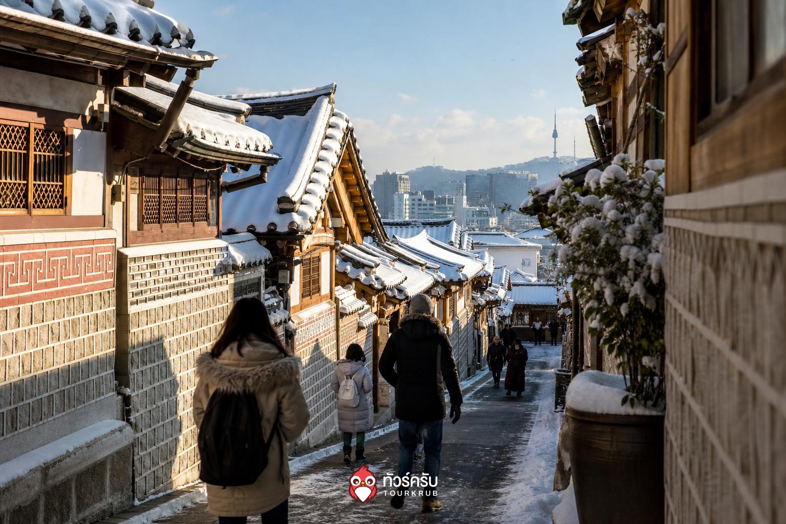 ที่เที่ยวโซลหน้าหนาว หมู่บ้านบุกชอนฮันอก (Bukchon Hanok Village)