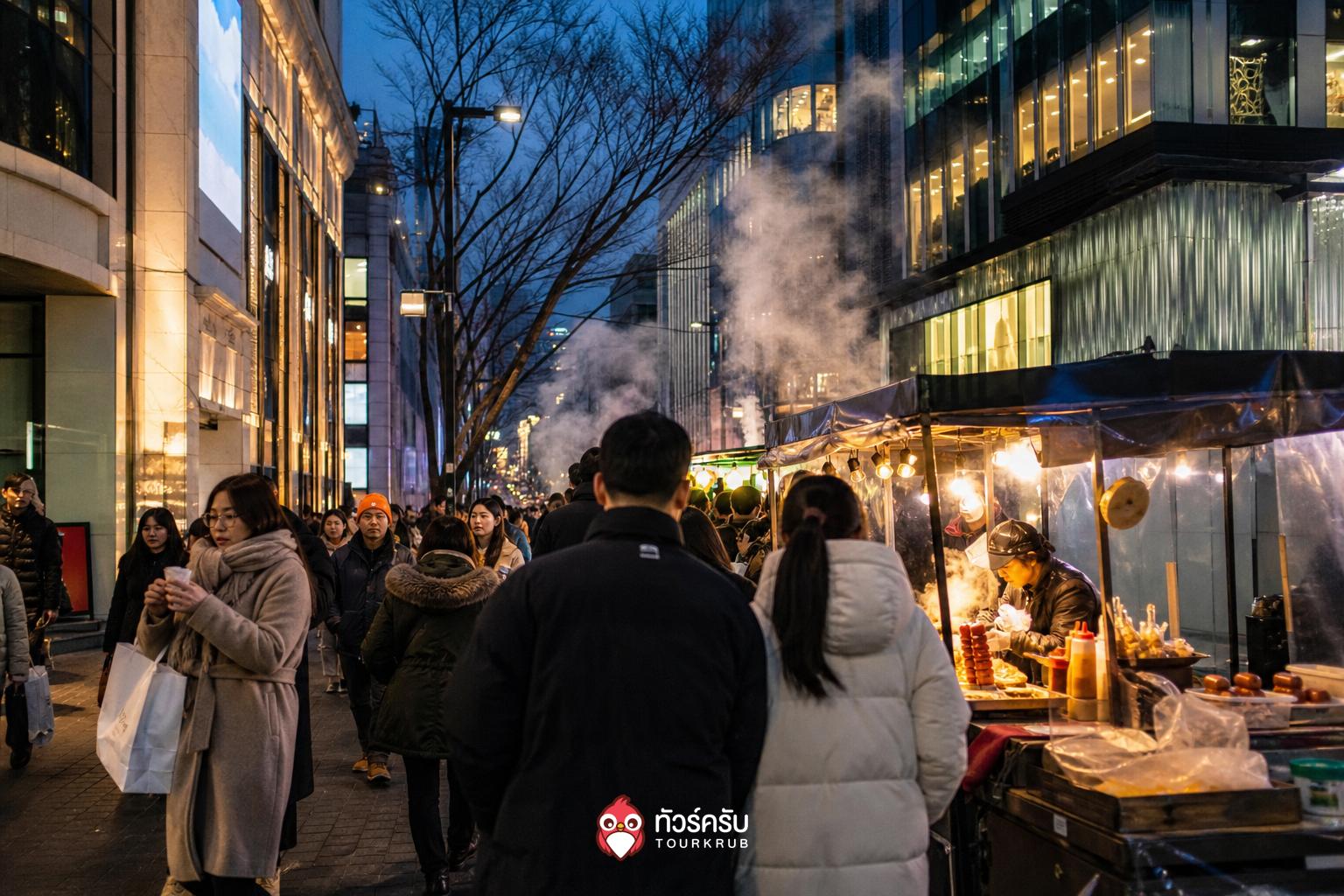 ที่เที่ยวโซลหน้าหนาว ถนนมยองดง (Myeongdong Street)