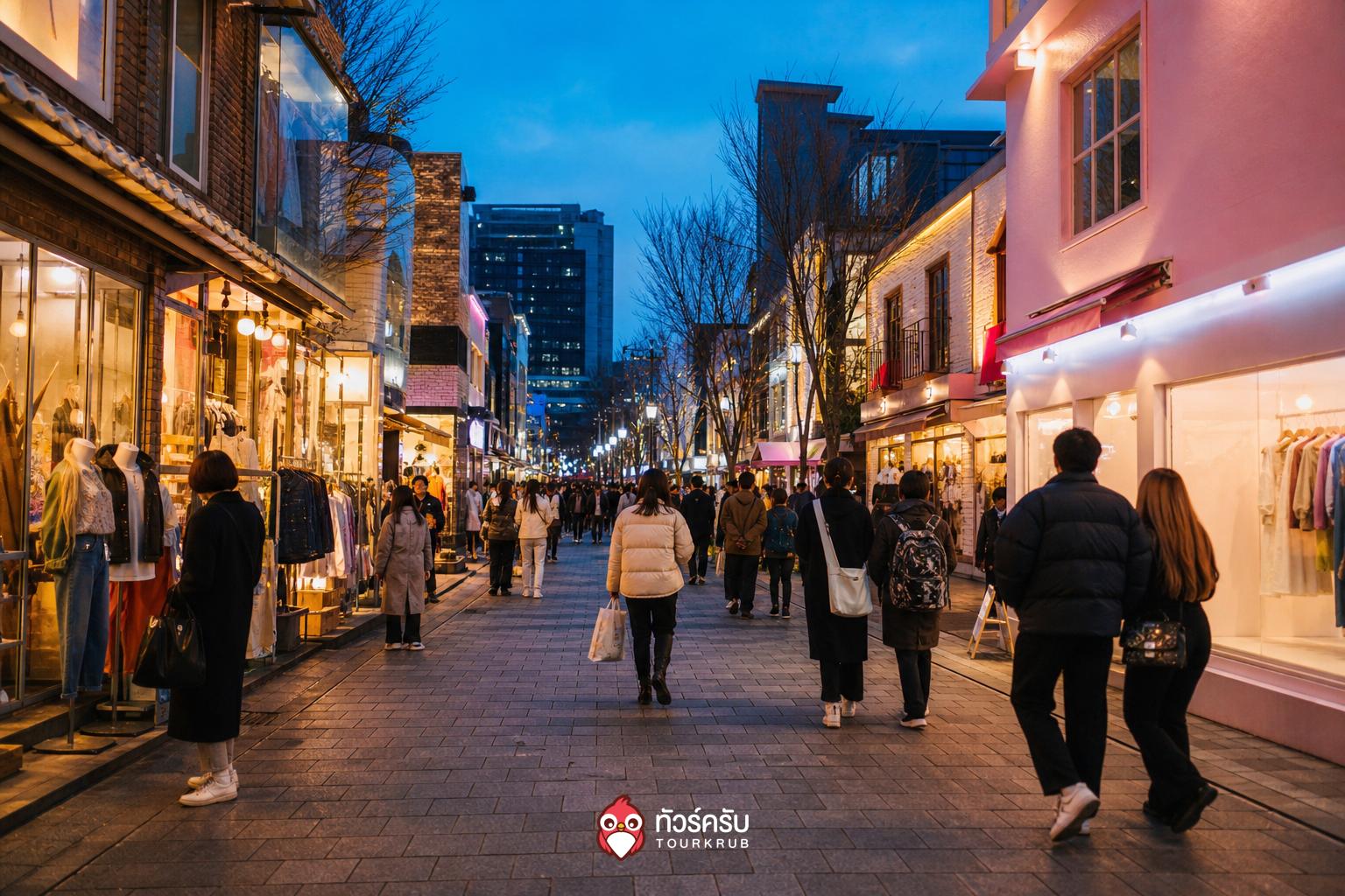ที่เที่ยวโซลหน้าหนาว ถนนฮงแด (Hongdae Street)