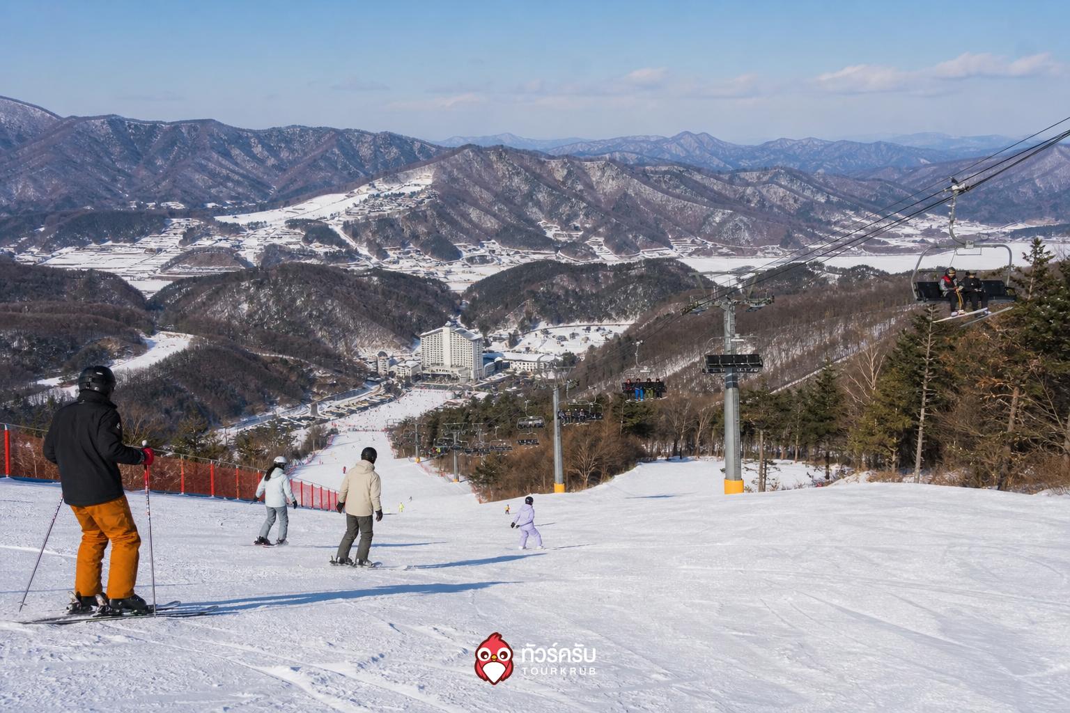 ที่เที่ยวโซลหน้าหนาว เอลิเซียน คังชอน สกีรีสอร์ต (Elysian Gangchon Ski Resort)