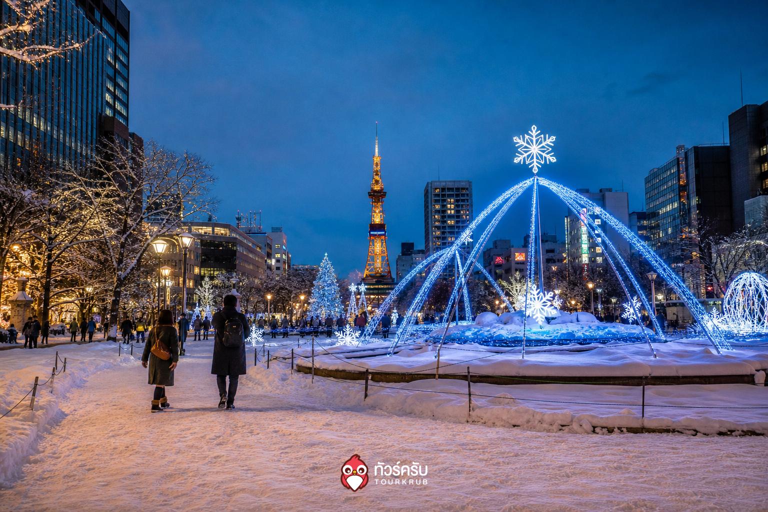 เที่ยวญี่ปุ่นปีใหม่ สวนโอโดริ (Odori Park)