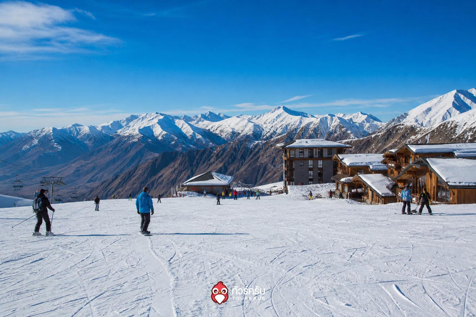 ที่เที่ยวจอร์เจีย สกีรีสอร์ตกูดาอูรี (Gudauri Ski Resort)