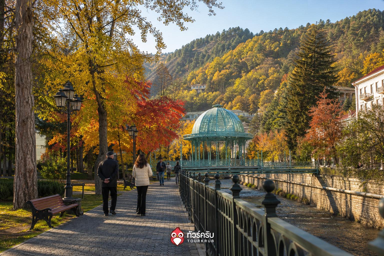 ที่เที่ยวจอร์เจีย สวนกลางบอร์โจมี (Borjomi Central Park)