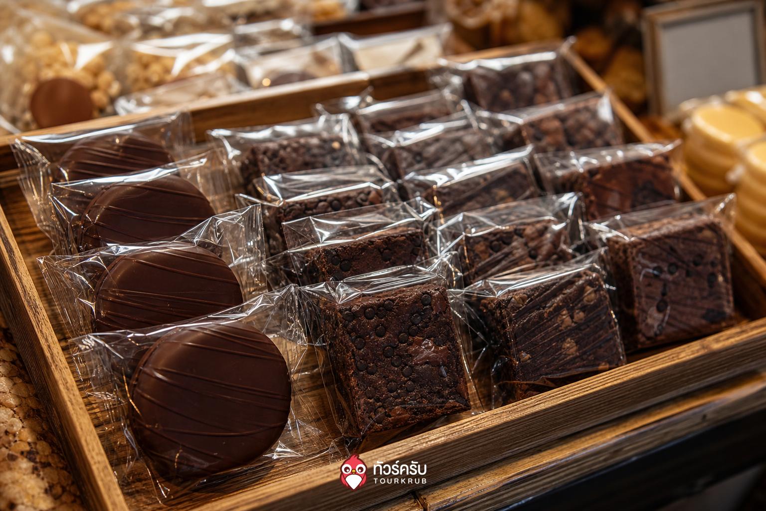 ของฝากเกาหลี ขนมช็อกโกพายและบราวนีเกาหลี (Choco Pie and Market O Brownie)